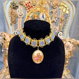 Sold on eBay- “Bridgerton” Choker With Cameo Pendant